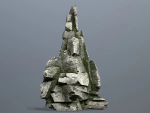 Cliff rocks 3D Model