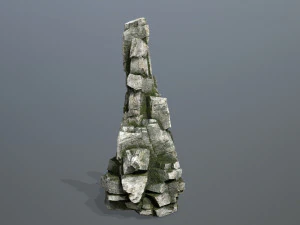 Cliff rocks 3D Model