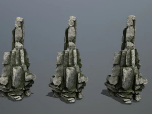 Cliff rocks 3D Model