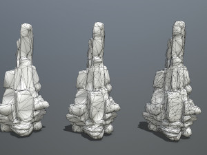 Cliff rocks 3D मॉडल