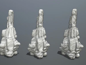 Cliff rocks 3D Model
