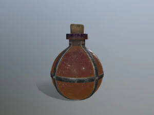 botella de poci&oacute;n Modelo 3D
