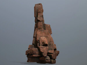 Desert rocks 3D Model