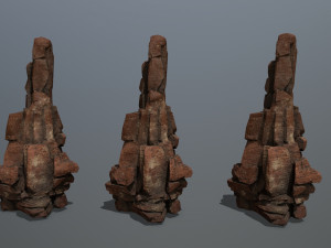 Desert rocks 3D Модель