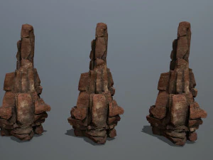 Desert rocks 3D Model