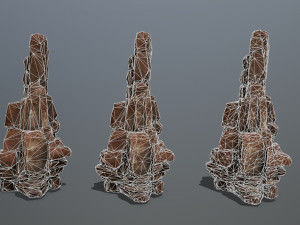 Desert rocks 3D Модель