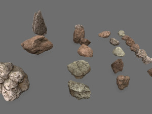 Rocks 3D Model