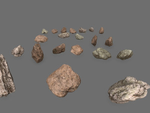 Rocks 3D Model
