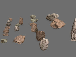 Rocks 3D Model