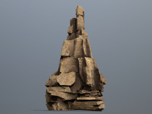 Desert rocks 3D मॉडल
