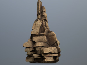 Desert rocks 3D मॉडल