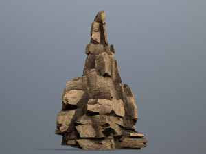 Desert rocks 3D मॉडल