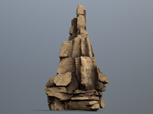 Desert rocks 3D मॉडल