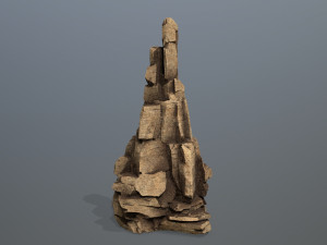 Desert rocks 3D मॉडल