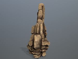 Desert rocks 3D मॉडल
