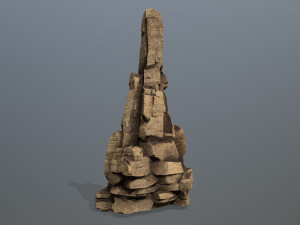 Desert rocks 3D मॉडल