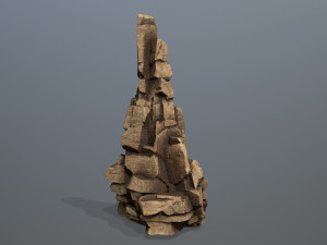 Desert rocks 3D मॉडल