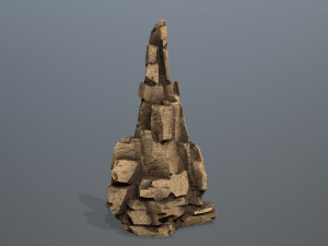 Desert rocks 3D मॉडल