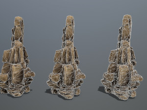 Desert rocks 3D मॉडल