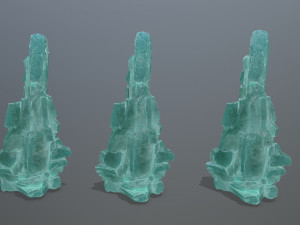Ice rocks Modello 3D