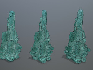 Ice rocks Modello 3D