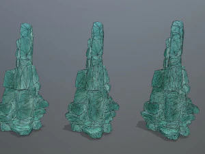 Ice rocks 3D Model