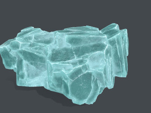 Ice rocks 3D Model