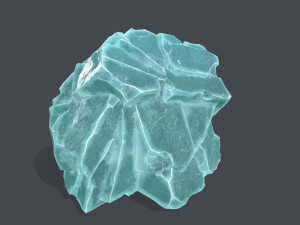 Ice rocks 3D Model