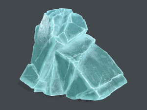 Ice rocks 3D Model