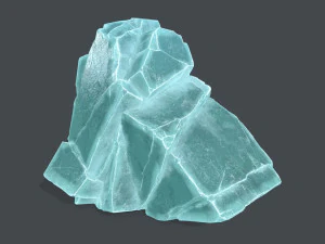 Ice rocks 3D Model
