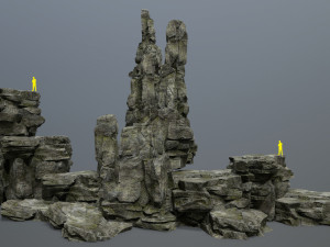 Cliff rocks Modèle 3D