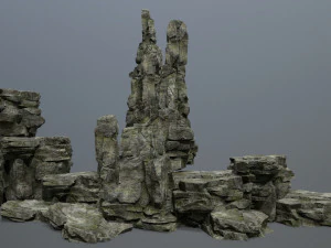 Cliff rocks 3D Model