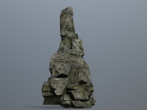 Cliff rocks 3D Model