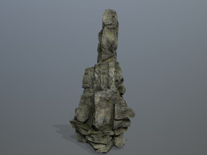 Cliff rocks 3D Model
