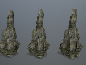 Cliff rocks 3D Model