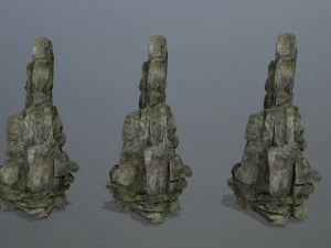 Cliff rocks 3D Model
