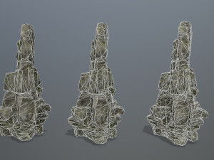 Cliff rocks 3D Model