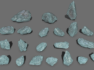 Ice rocks Model 3D