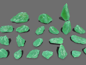 Ice rocks 3D Model