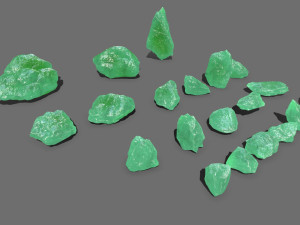 Ice rocks 3D Model