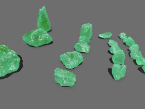Ice rocks 3D Model