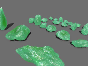 Ice rocks 3D Model