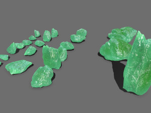 Ice rocks 3D Model