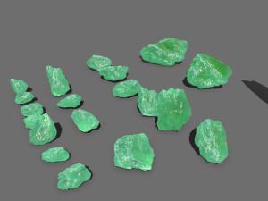 Ice rocks 3D Model