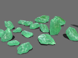 Ice rocks 3D Model