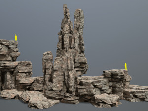 Desert rocks 3D Model