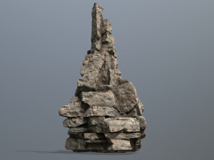 Desert rocks Model 3D