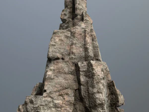 사막의 바위 3D 모델