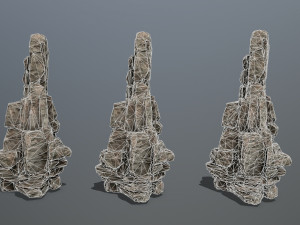 Desert rocks Model 3D