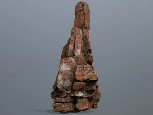 रेगिस्तानी चट्टानें 3D मॉडल